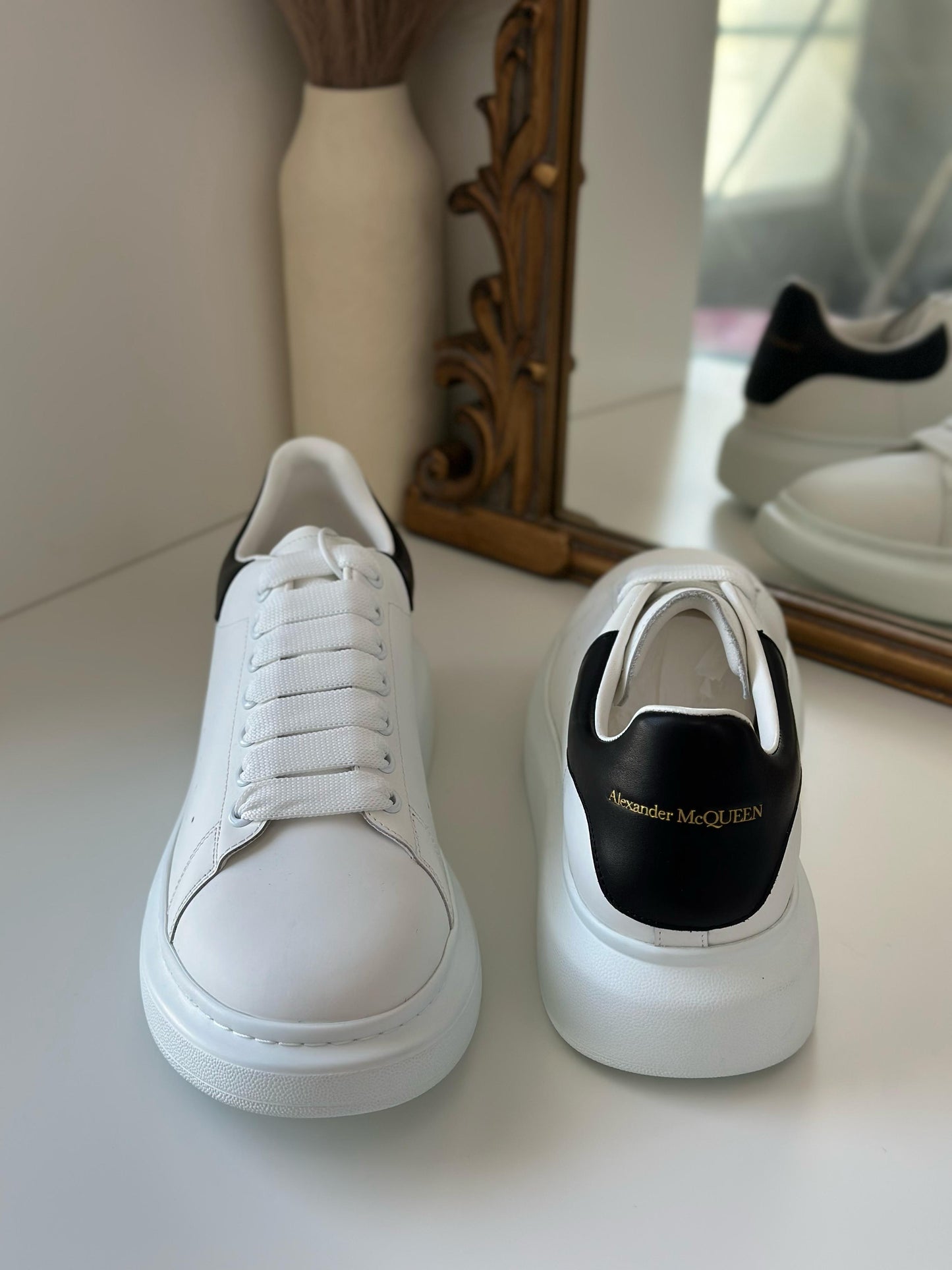 Alexander McQueen Oversized White Men's Designer Sneakers