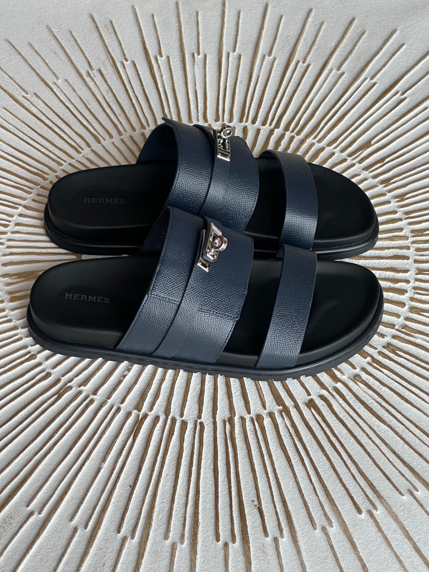 Hermès Jackson Techno Sandal – SANDS Epsom Calfskin with Iconic Kelly Buckle