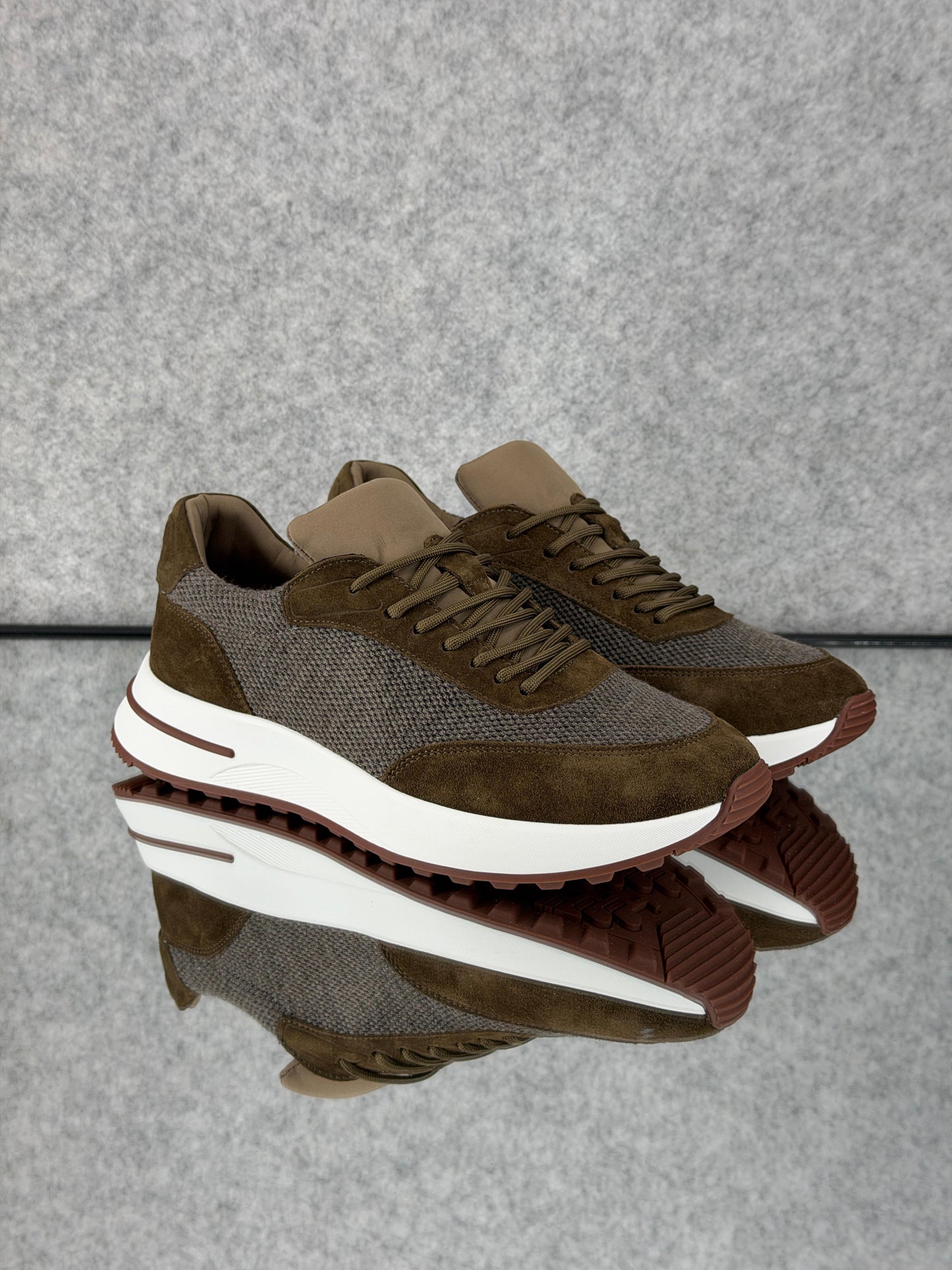Loro Piana Week End Walk Brown Grey