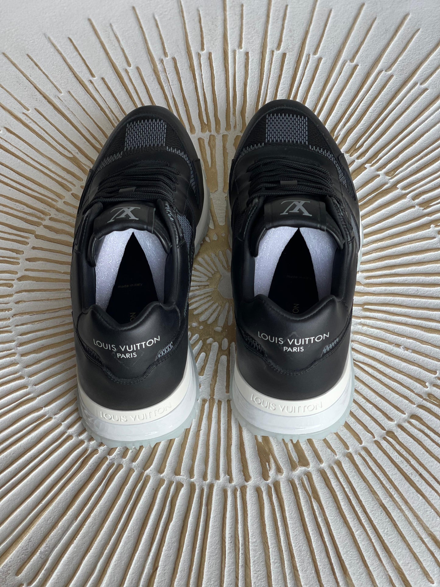 Louis Vuitton Run Away Low-Top Sneaker – Black Calf Leather (Men’s)