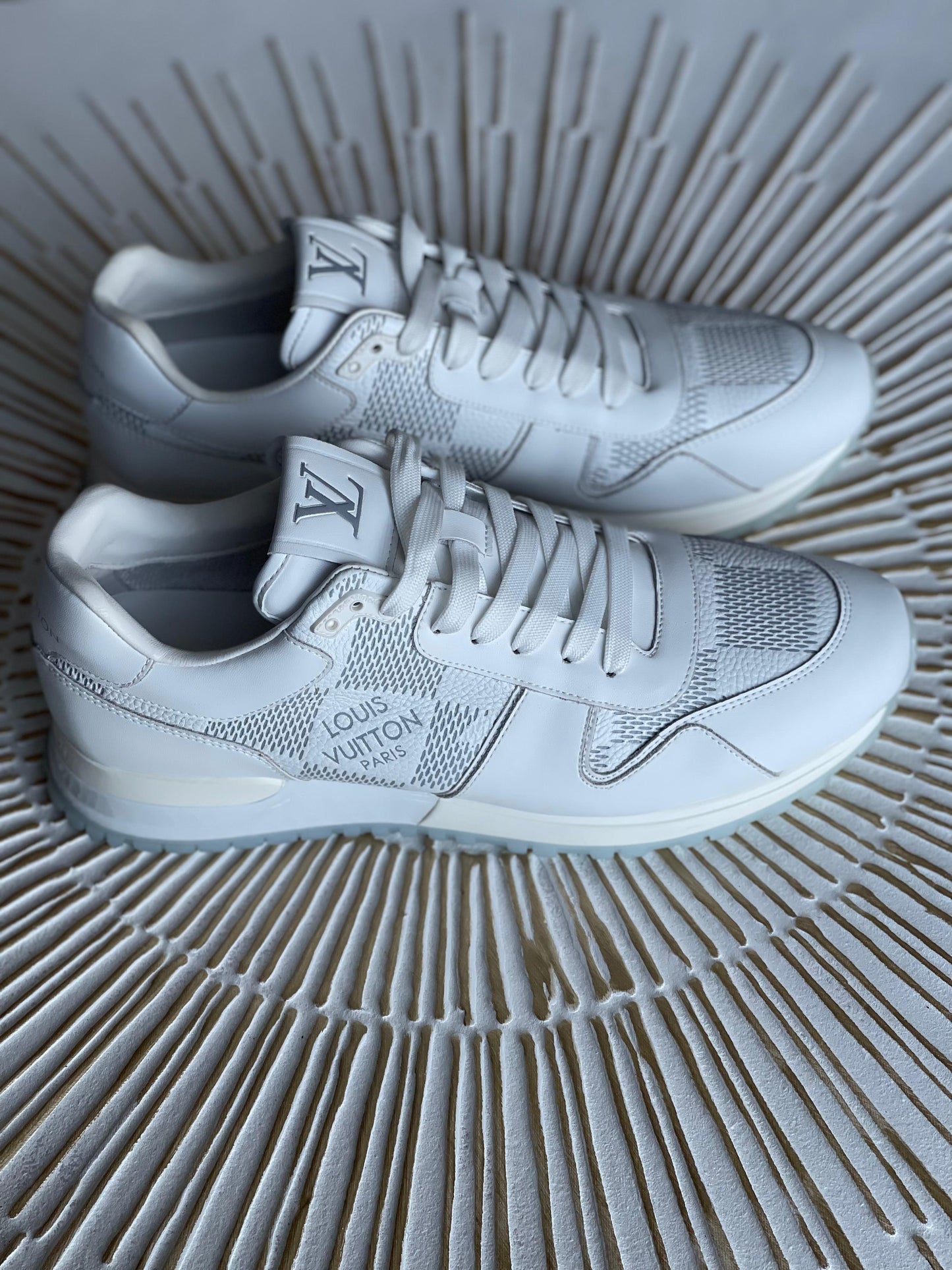 Louis Vuitton Run Away Low-Top Sneaker – White Monogram-Embossed Calf Leather (Men’s)