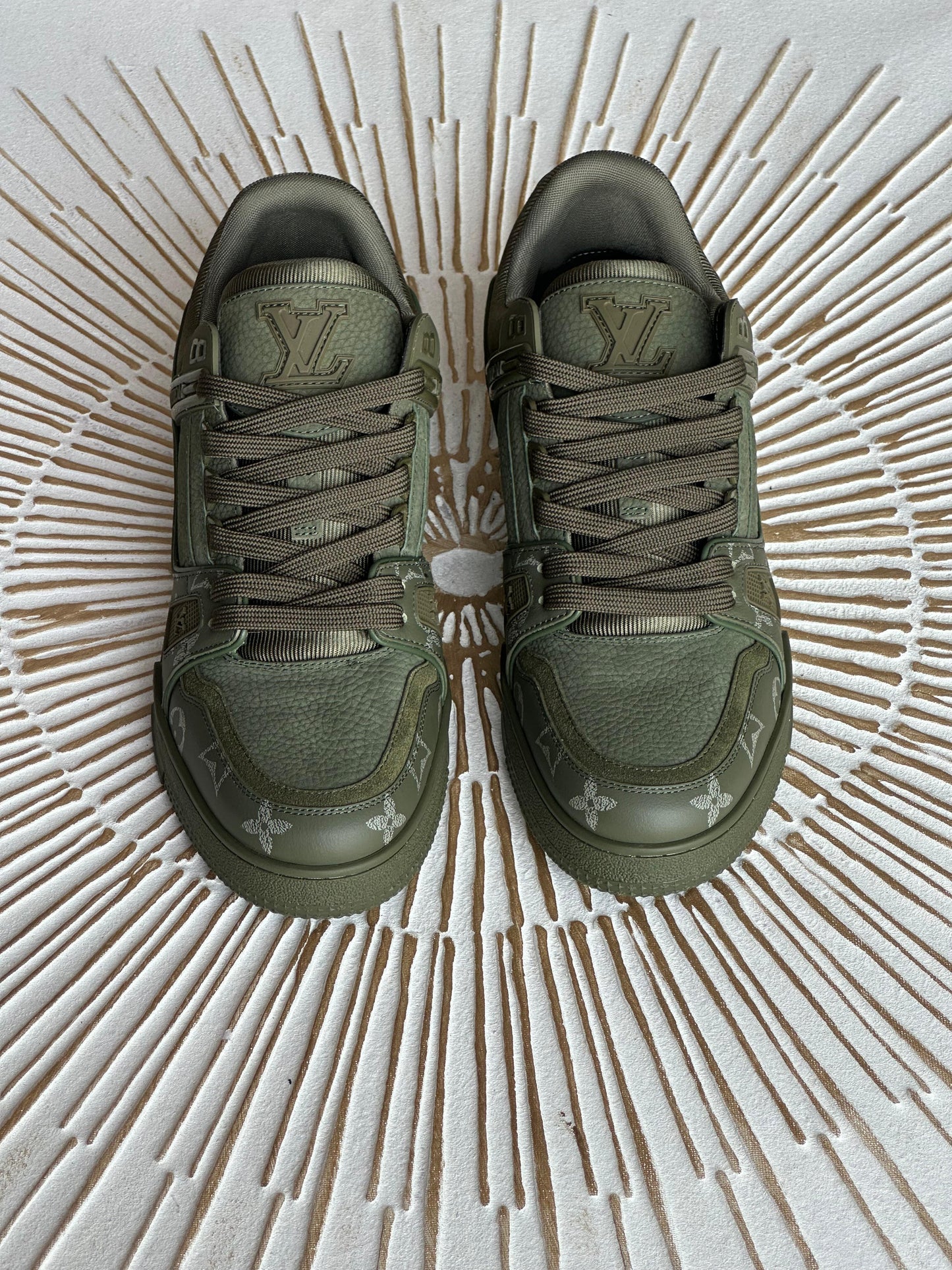 Louis Vuitton LV Trainer Maxi Sneaker – Luxury Green Calf Leather (Men’s)