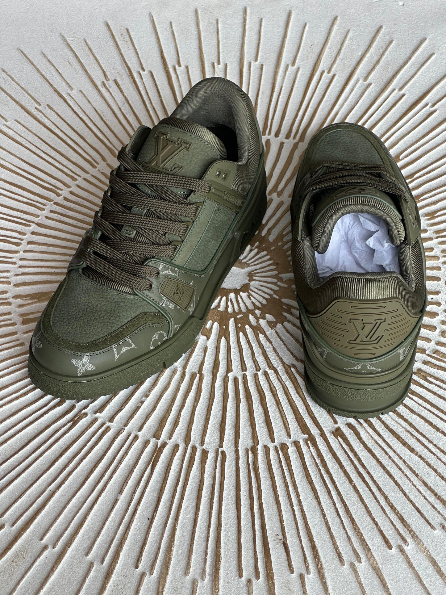 Louis Vuitton LV Trainer Maxi Sneaker – Luxury Green Calf Leather (Men’s)