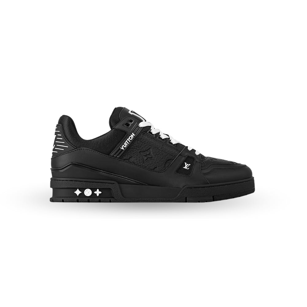 Louis Vuitton LV Trainer Sneaker – Black Monogram Calf Leather (Men’s)