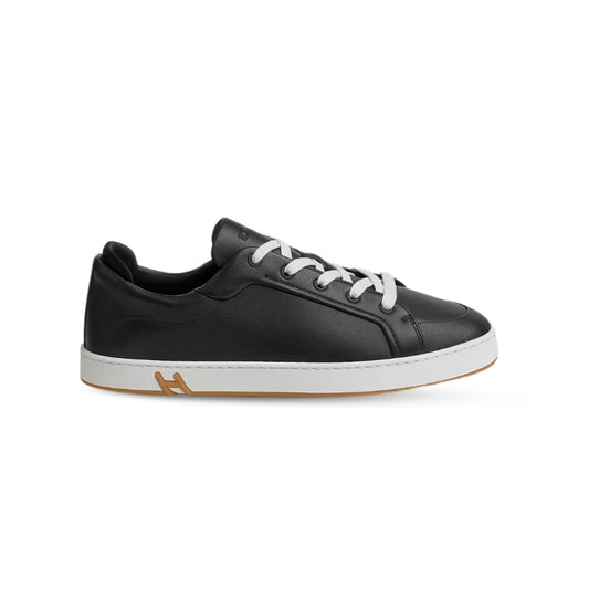 Hermès Sneaker – Black Calfskin & Suede Goatskin Low-Top (Men’s)