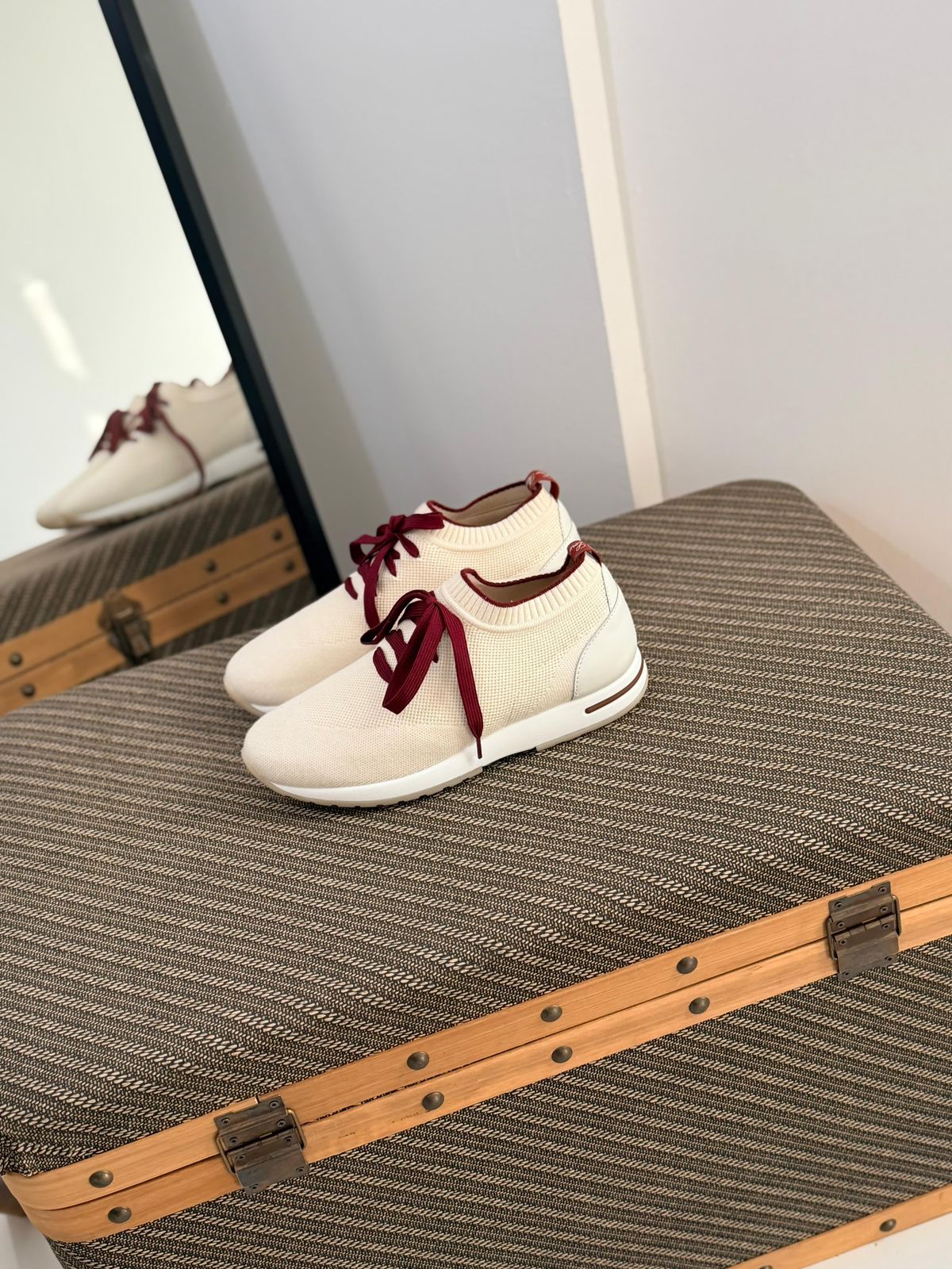 LORO PIANA 360 Flexy Walk Wish® Stretch-Knit Slip-On Sneakers Shoes