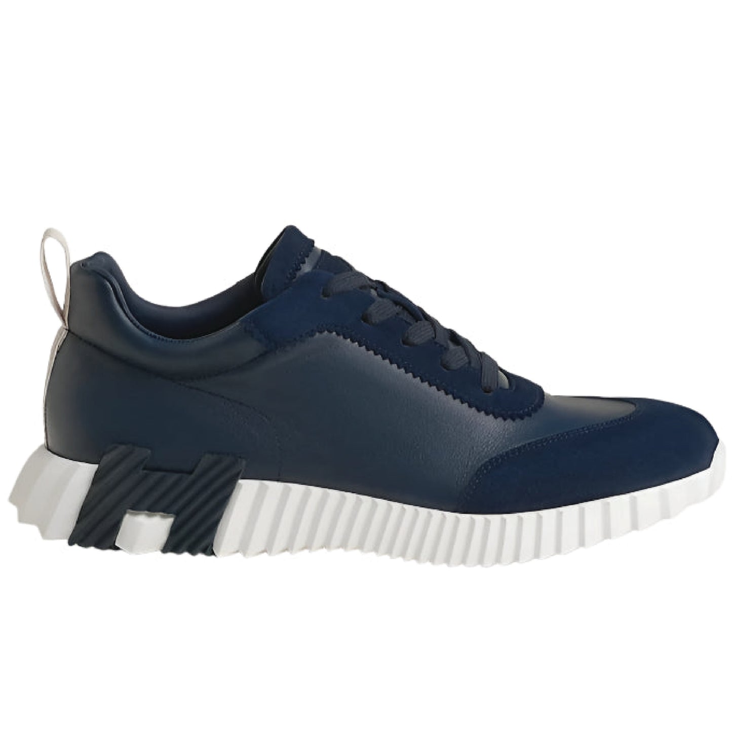 Hermès Bouncing Sneaker – Navy Mesh & Suede Goatskin (Men’s,)