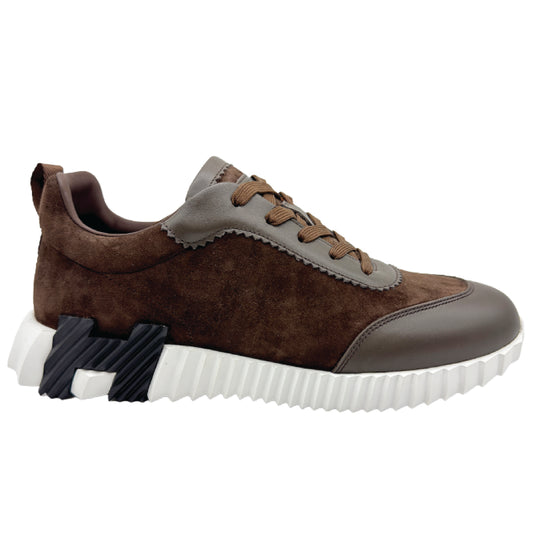 Hermès Bouncing Sneaker in Beige/Natural – Lightweight Suede & Mesh Urban Sneaker”