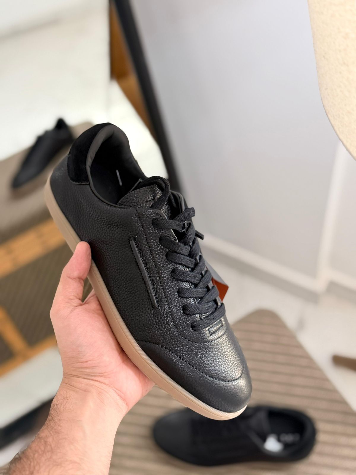Zegna 232 Sneaker soft leather.