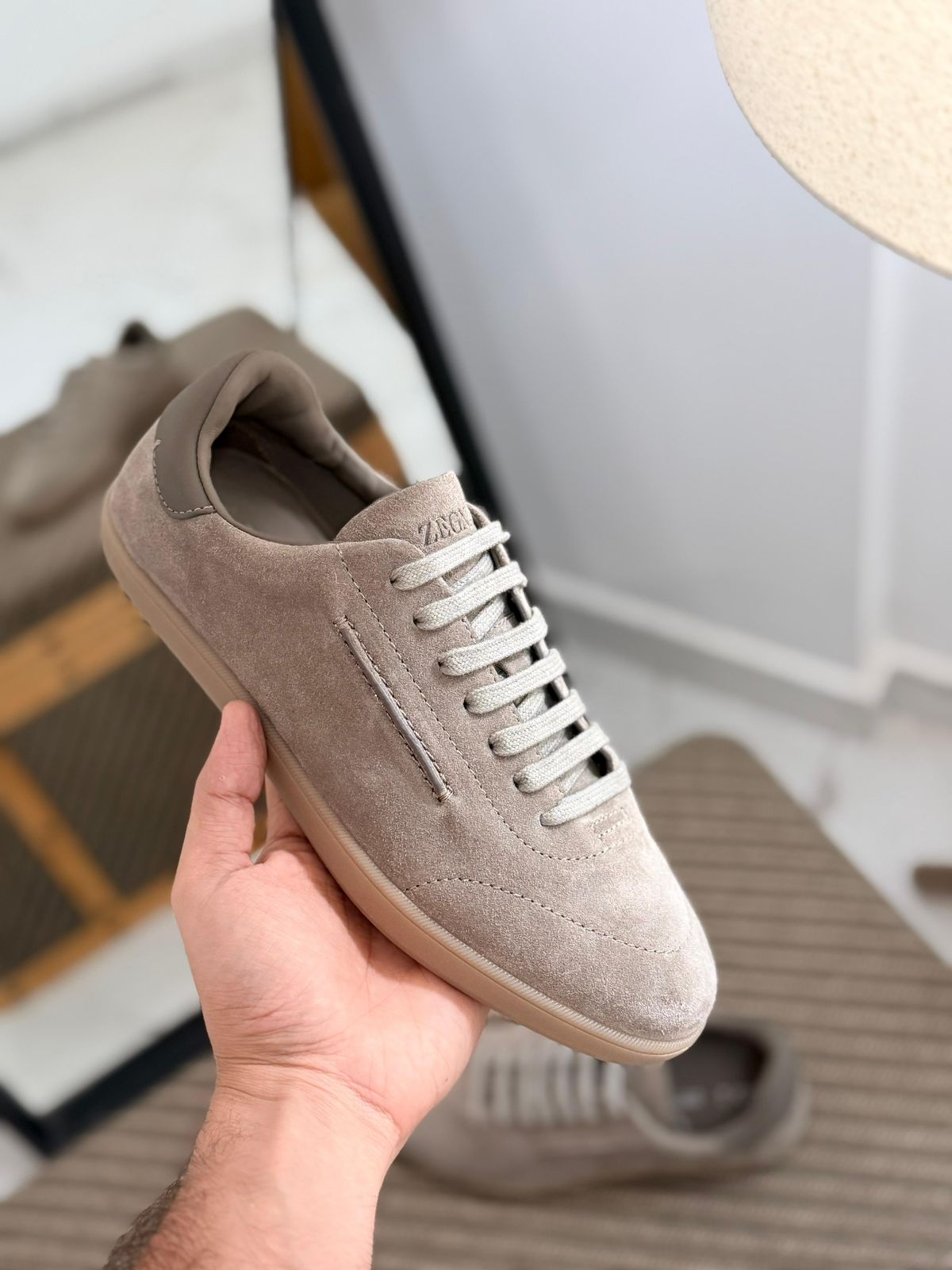 Zegna 232 Sneaker suede.
