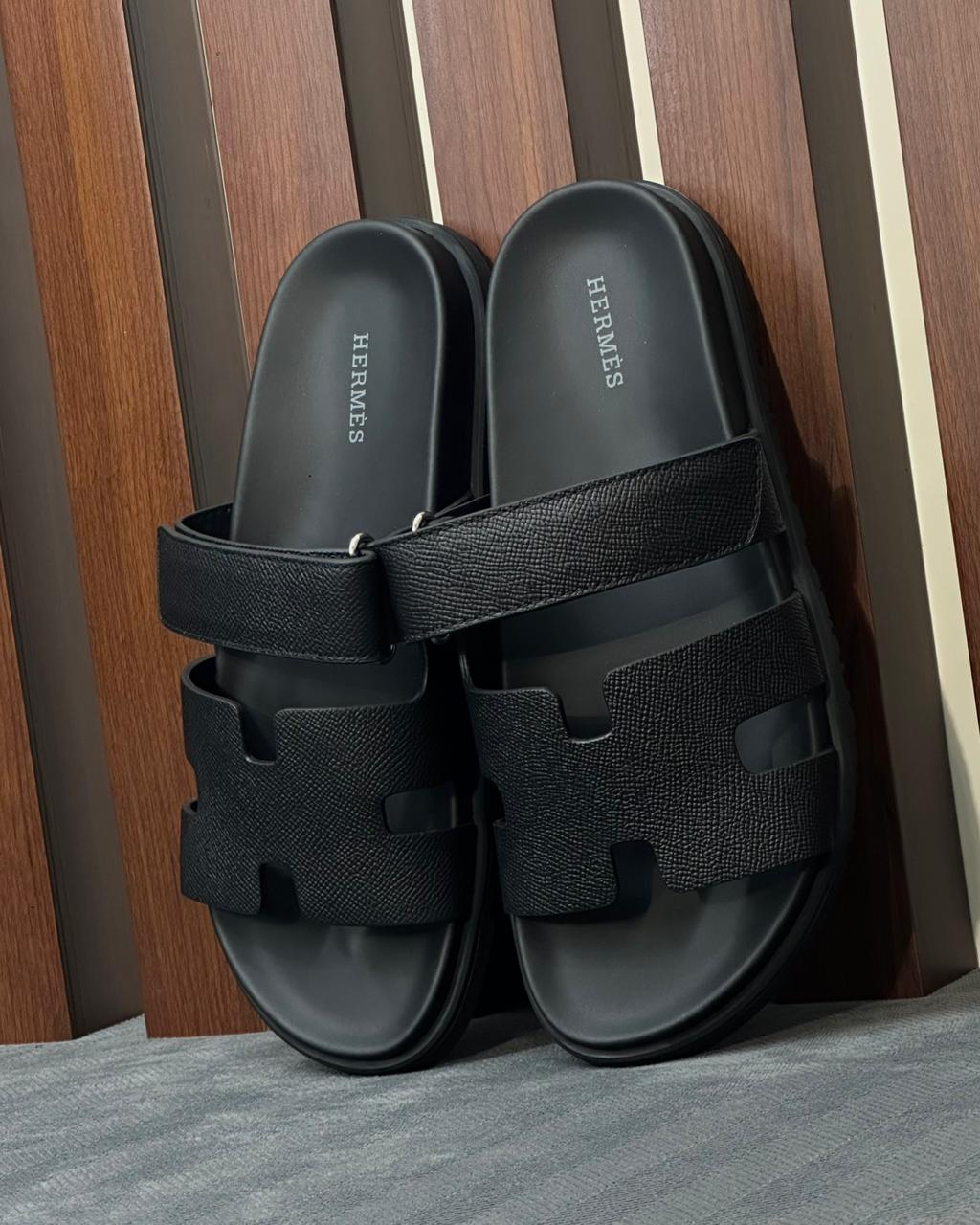 Hermès Chypre sandal H-cutout strap, an adjustable strap
