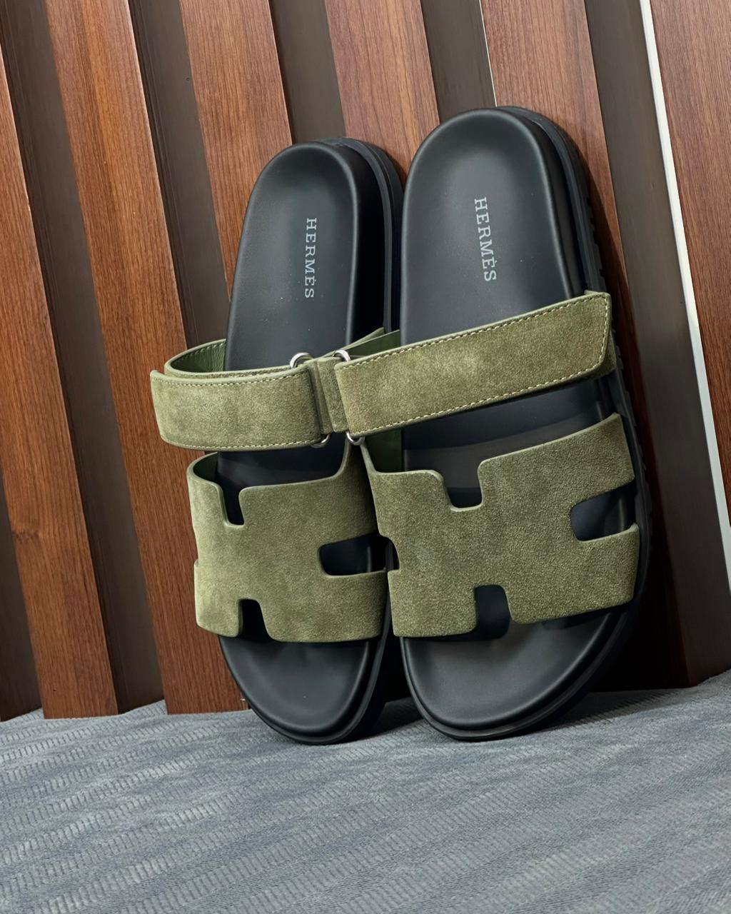 Steve Madden Maiven sandal features a striking H-strap Suede