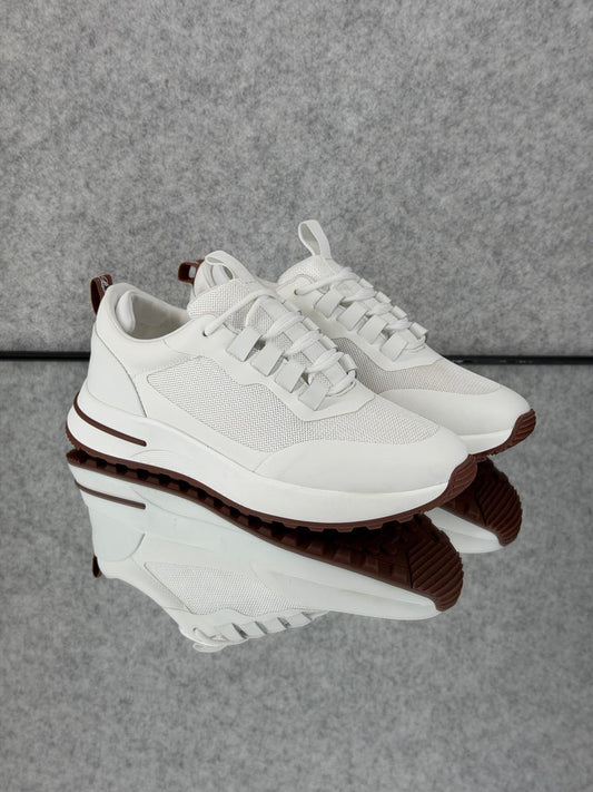 Loro piana Week End Walk Technical Mesh white