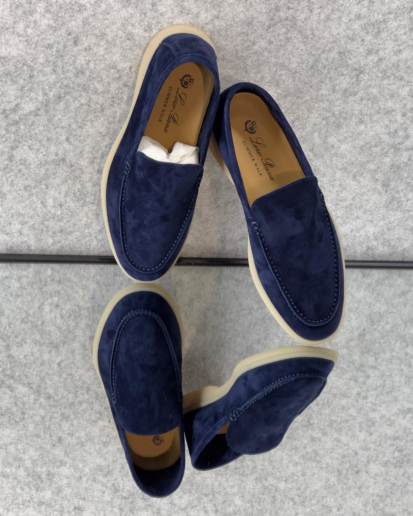 Loro Piana Summer Walk Dark blue