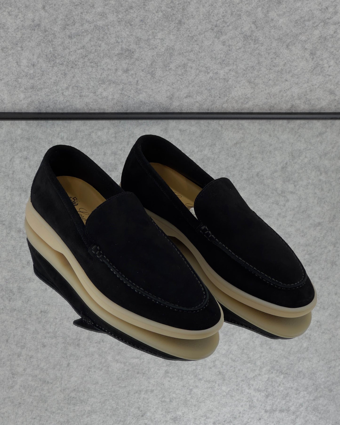 Loro piana Summer Walk Loafer Suede Black