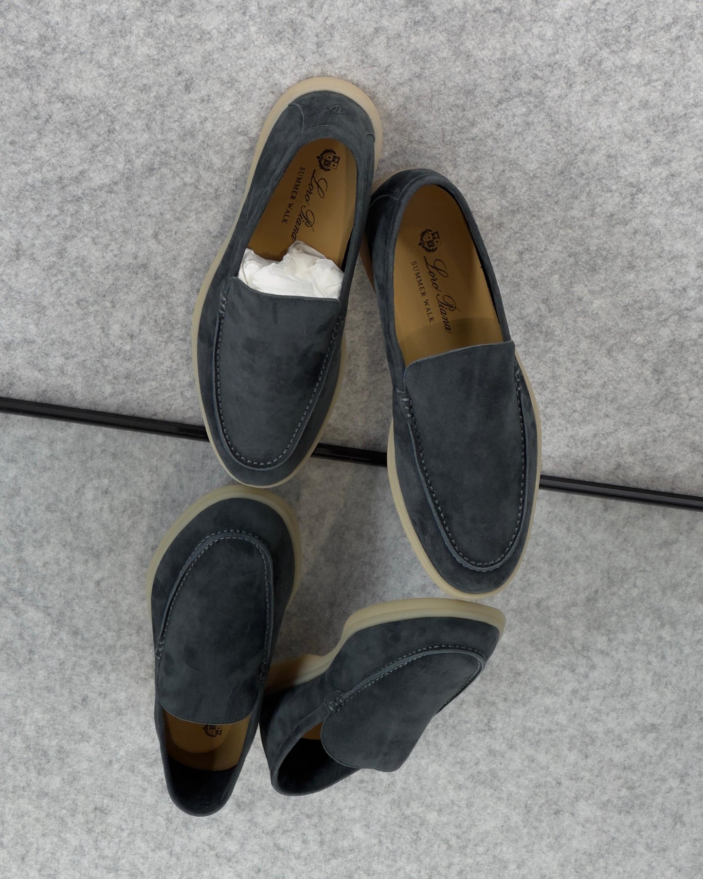 Loro Piana Summer Walk dark Grey