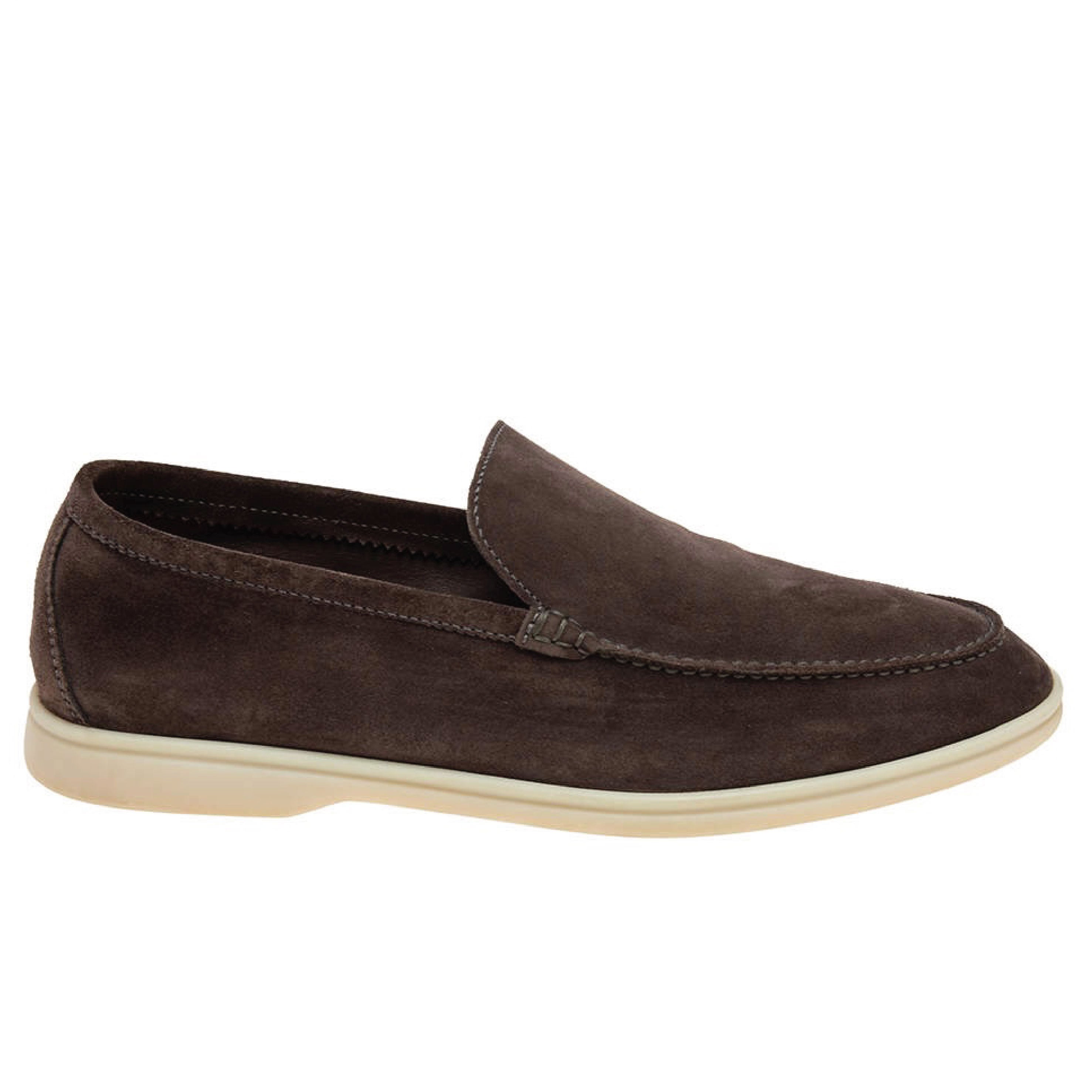 Loro Piana Summer walk ブラウン スエード スリッポン Loro Piana（スリッポン/モカシン）のフリマアイテム一覧