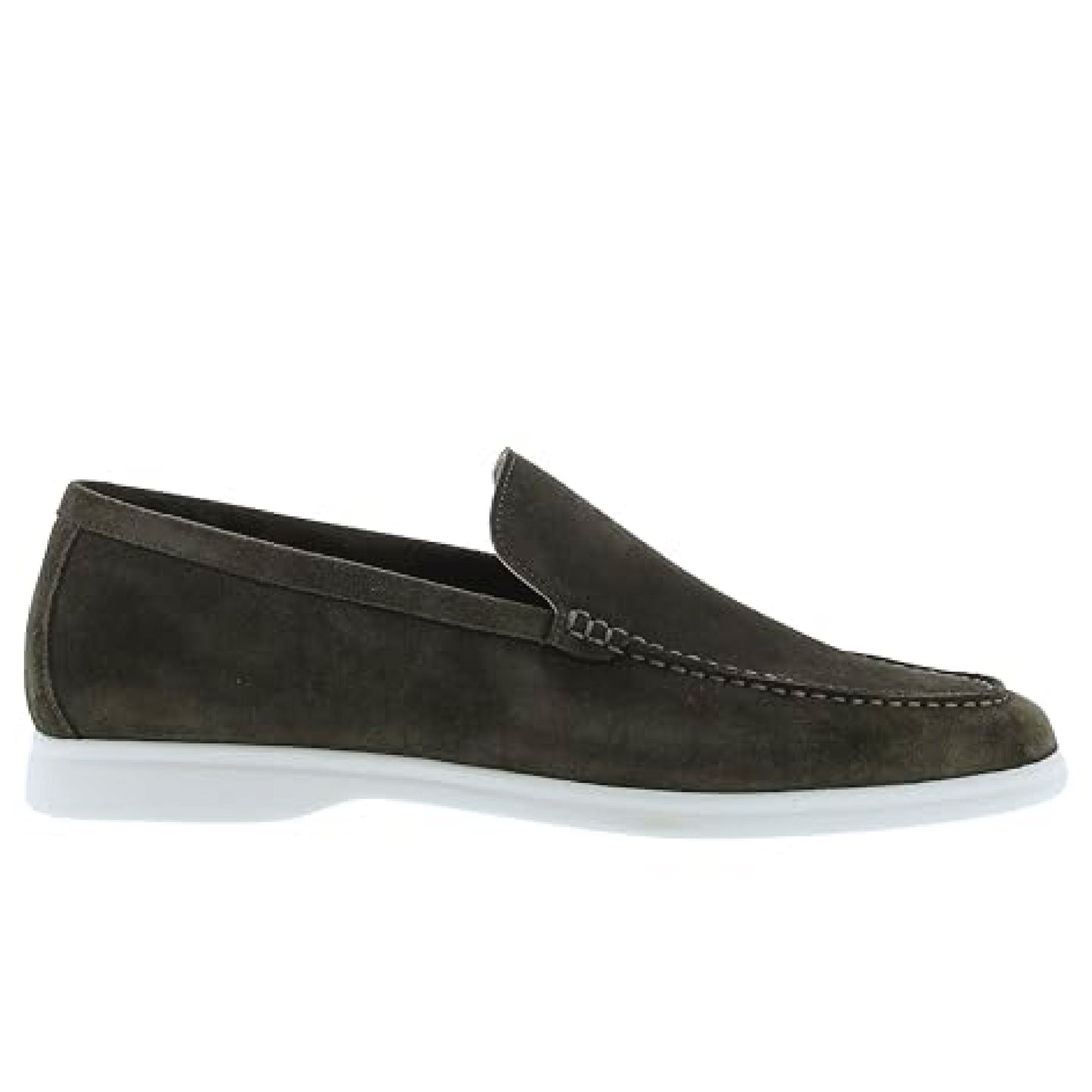 Loro Piana - Summer Walk Suede Loafers - Gray