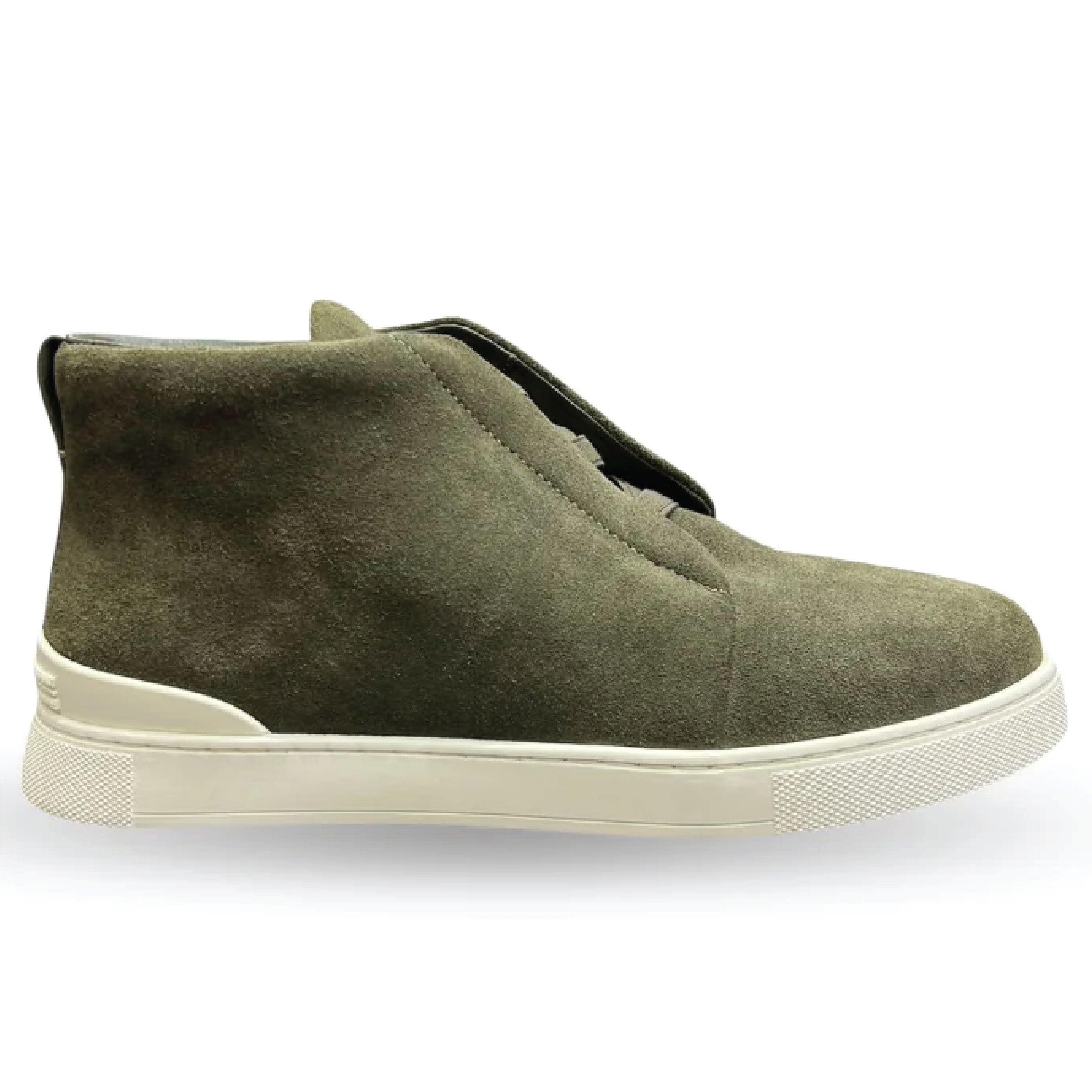 Zegna Suede TRIPLE STITCH Sneakers men – Meravo steps
