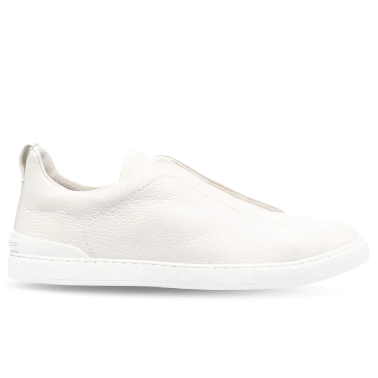 White Triple Stitch™ SECONDSKIN Sneakers| Zegna
