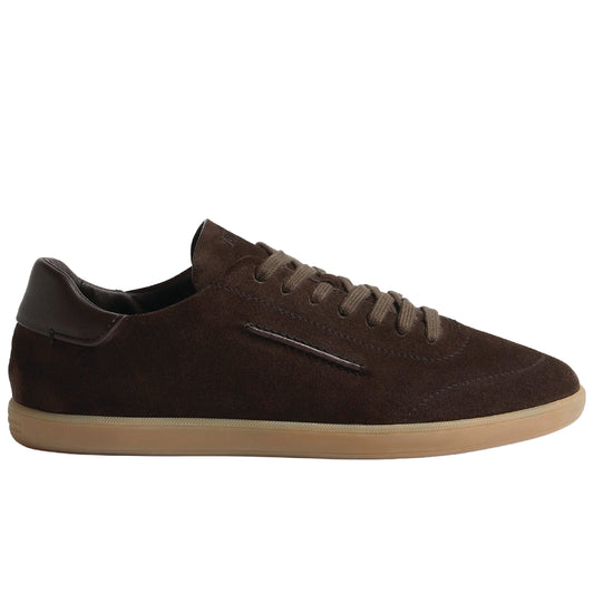Zegna 232 Suede Sneakers in dark brown