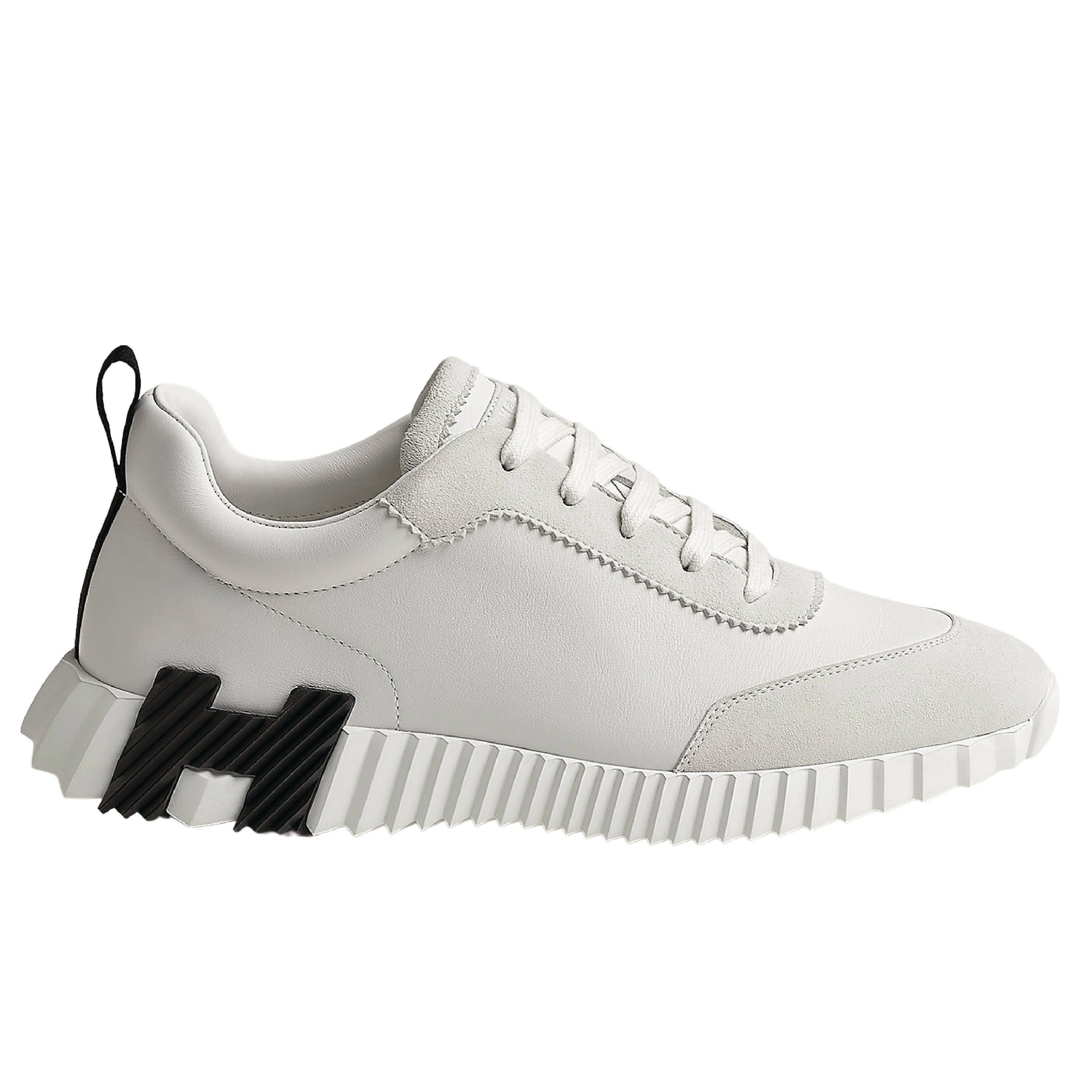 Hermès Bouncing Sneakers in white. – Meravo steps