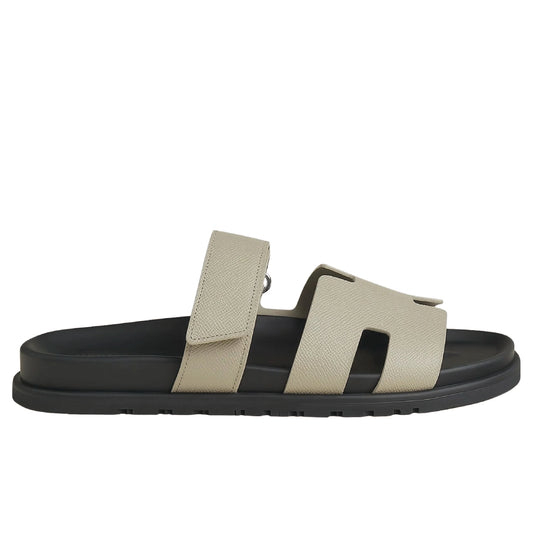 Hermès Chypre sandal, a men's techno-sandal anatomical rubber sole and an adjustable strap.