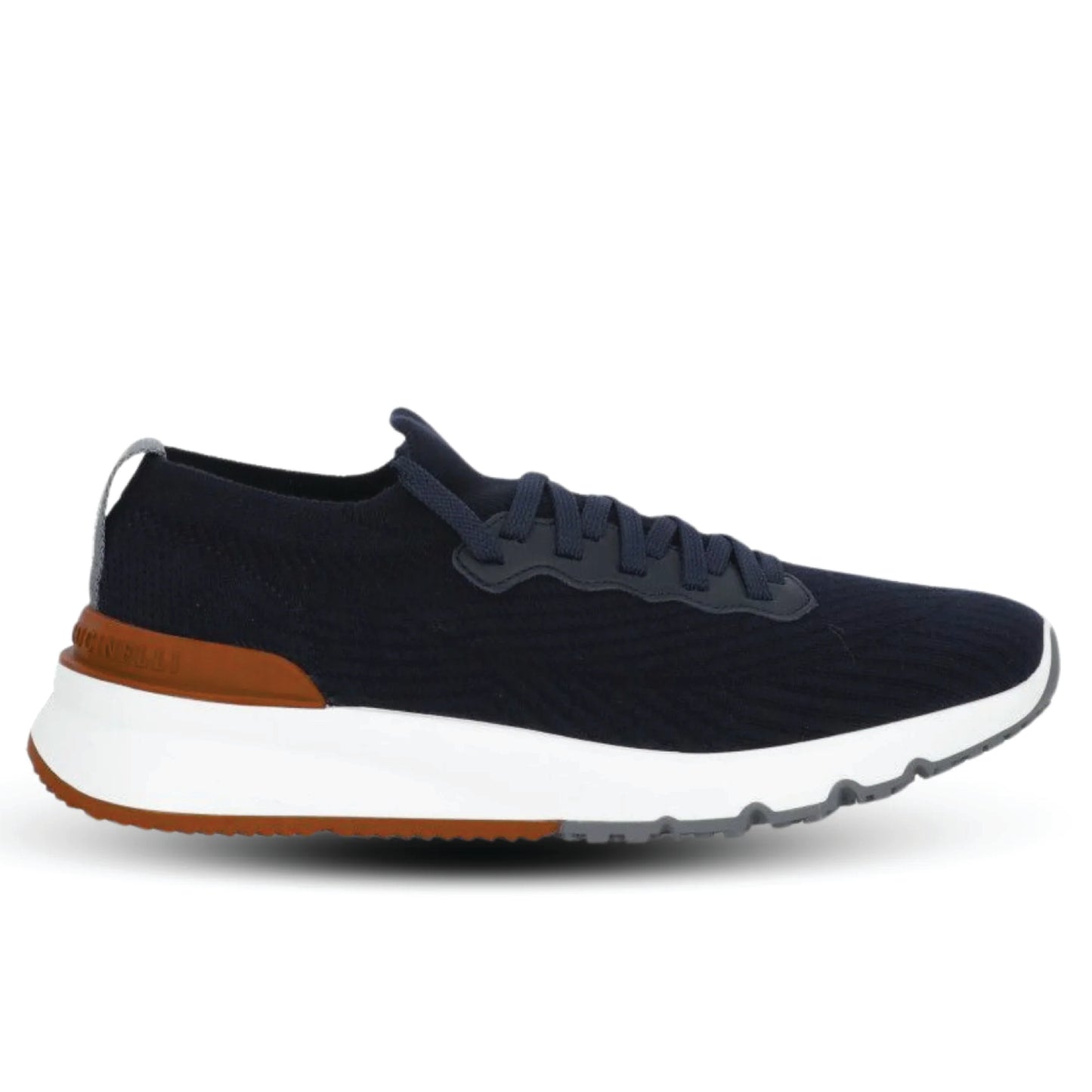 Brunello Cucinelli Men’s Black Canvas Lace-Up Sneakers –