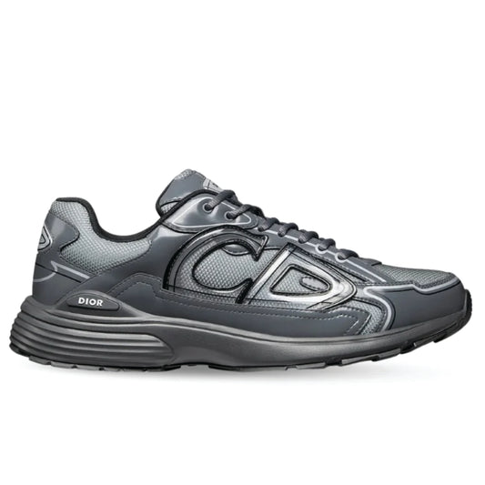Dior B30 Countdown Sneaker – Light Gray Technical Mesh & Gray Brilliant-Finish Fabric