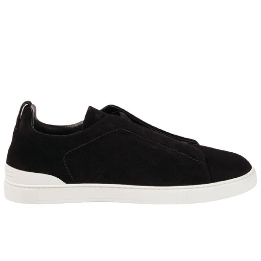 Zegna Triple Stitch™ sneakers, featuring a black suede