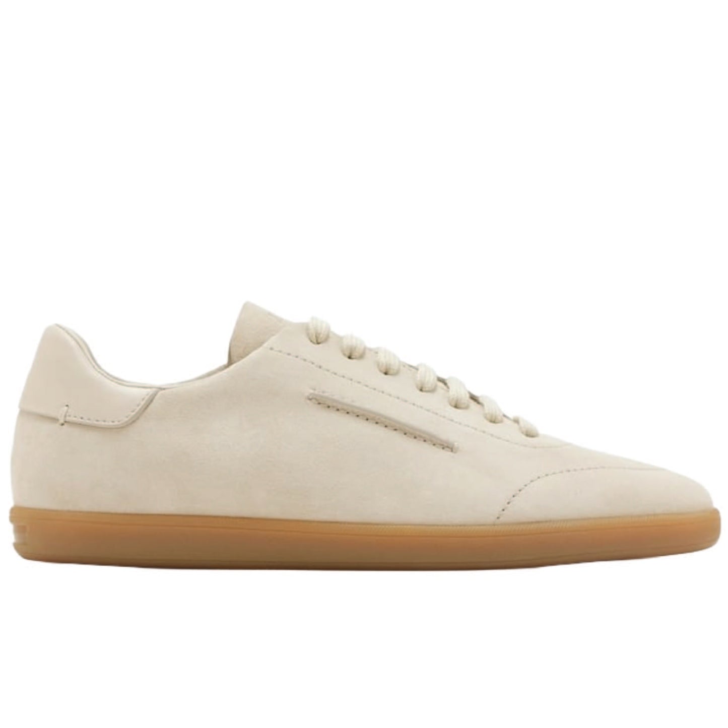 Zegna 232 Suede Sneakers in white.