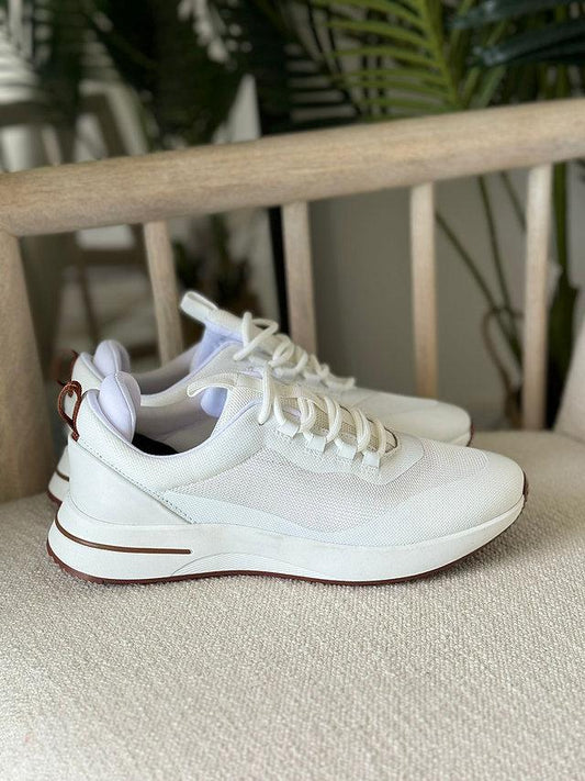 Loro piana Week End Walk Technical Mesh white