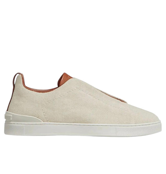 Zegna Triple Stitch light beige Canvas