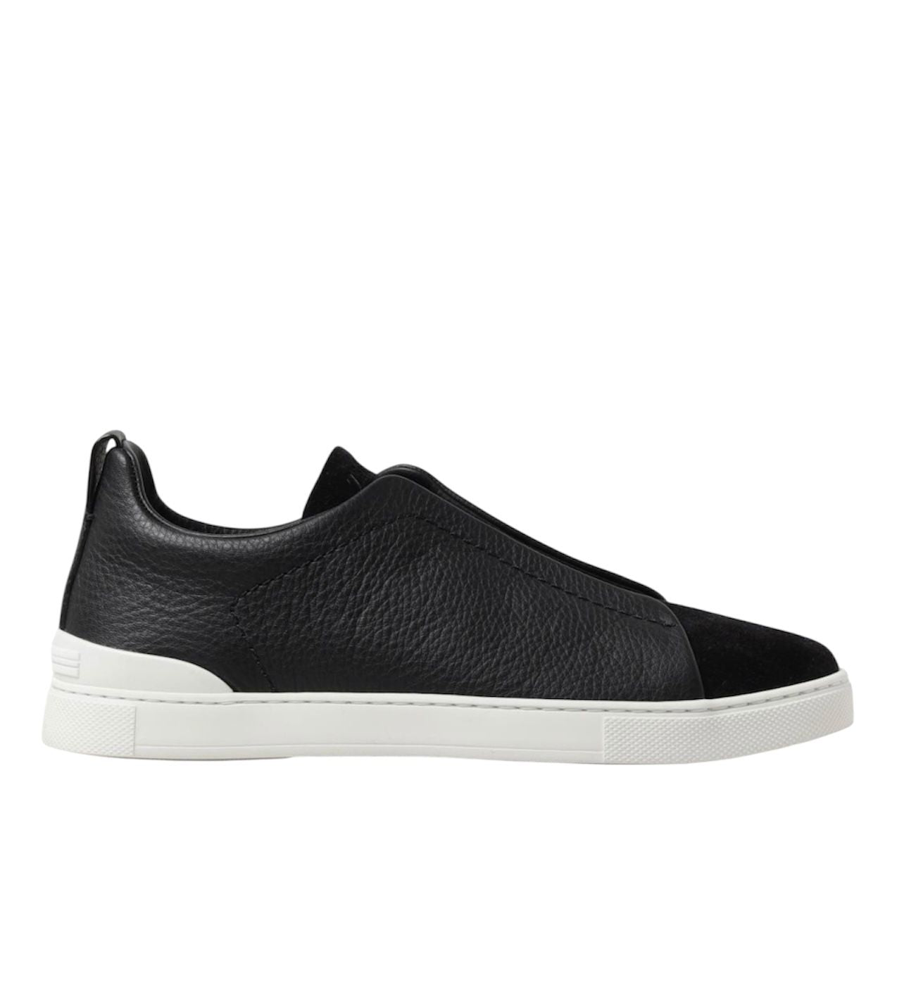 Zegna Triple Stitch Secondskin Sneakers | Black